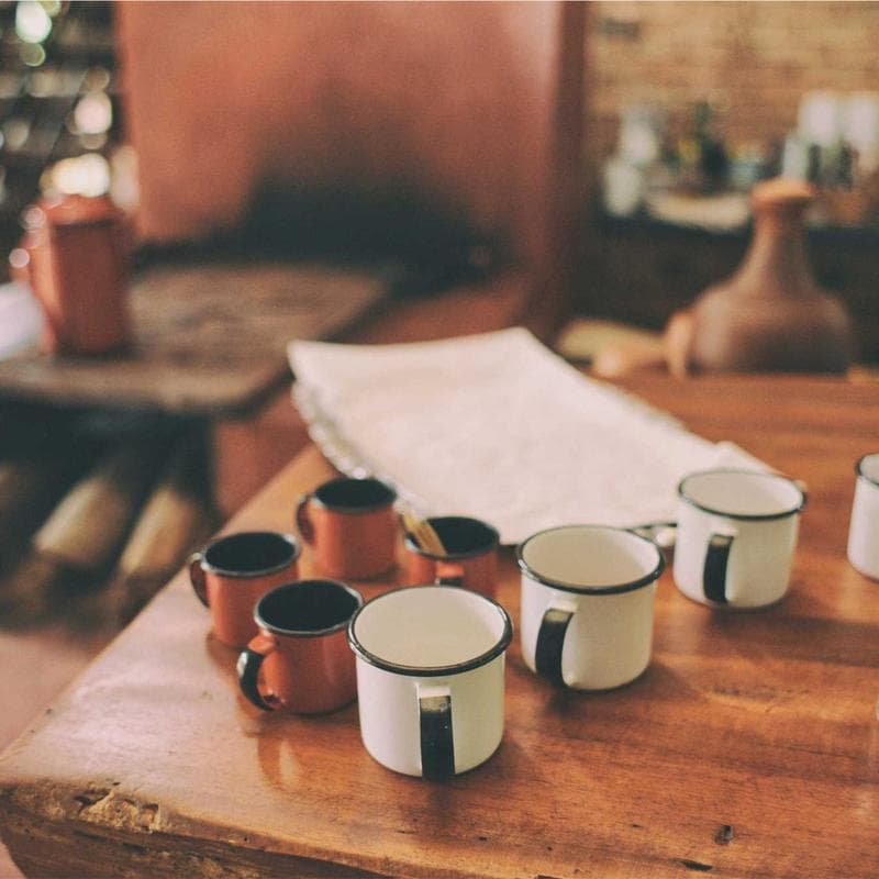 Stoneware Mug Set (4)